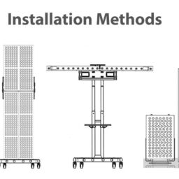 600W 660nm&850nm Combo pulsed infrared led light therapy panel